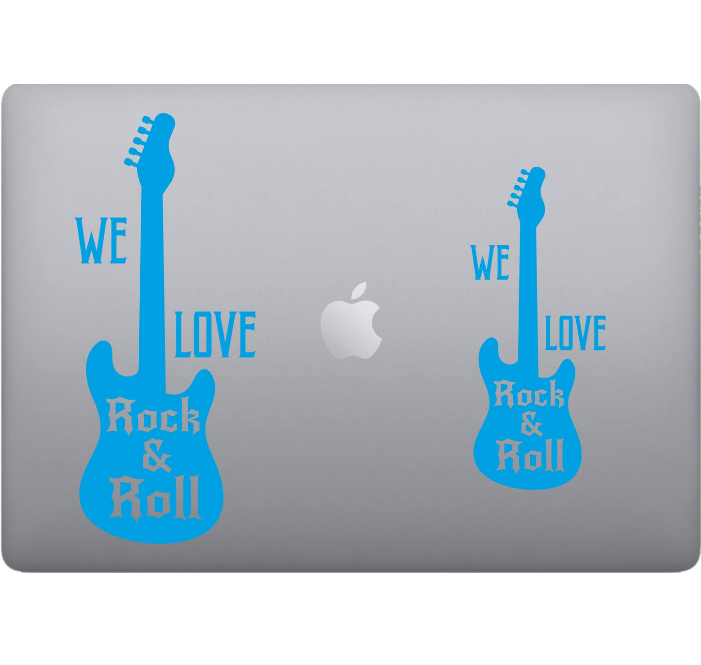 Adesivo Rock GUITAR-CHITARRA decalcomania vinile tablet computer , macbook , decalcomania arte mela -Vinile colore a scelta COD.P0059 a €10.99 solo da DualColorStampe