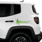 DualColorStampe Adesivi compatibili con JEEP RENEGADE fiancata laterale Off Road stella militare Adesivi Stickers Auto Decal accessori auto decorazione -COD.0293 a €15.99 solo da DualColorStampe