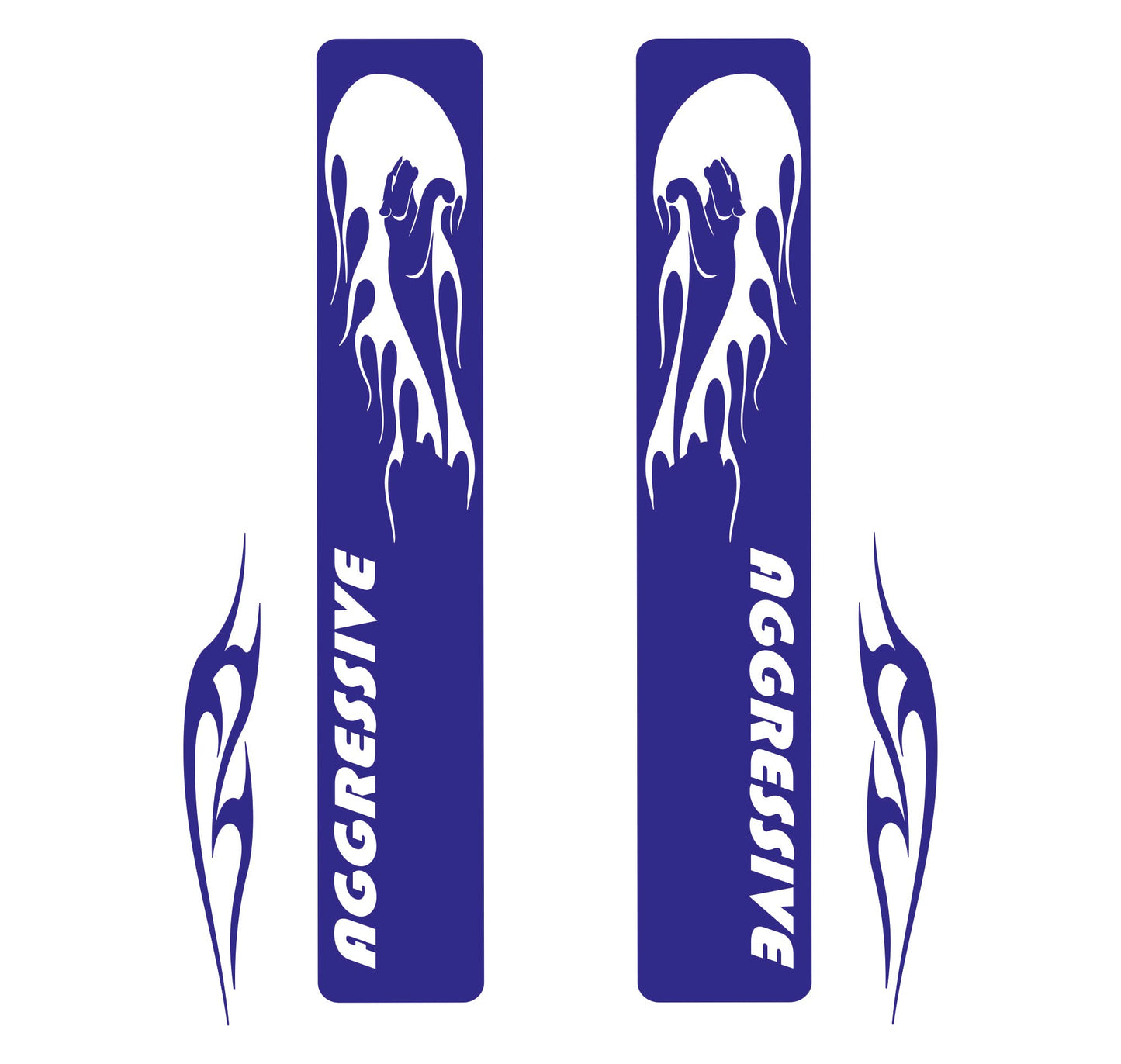 DualColorStampe Adesivi Forcella Bici MTB Mountain Bike Stickers Accessori Bicicletta Decalcomanie Aggressive B0038 a €15.99 solo da DualColorStampe