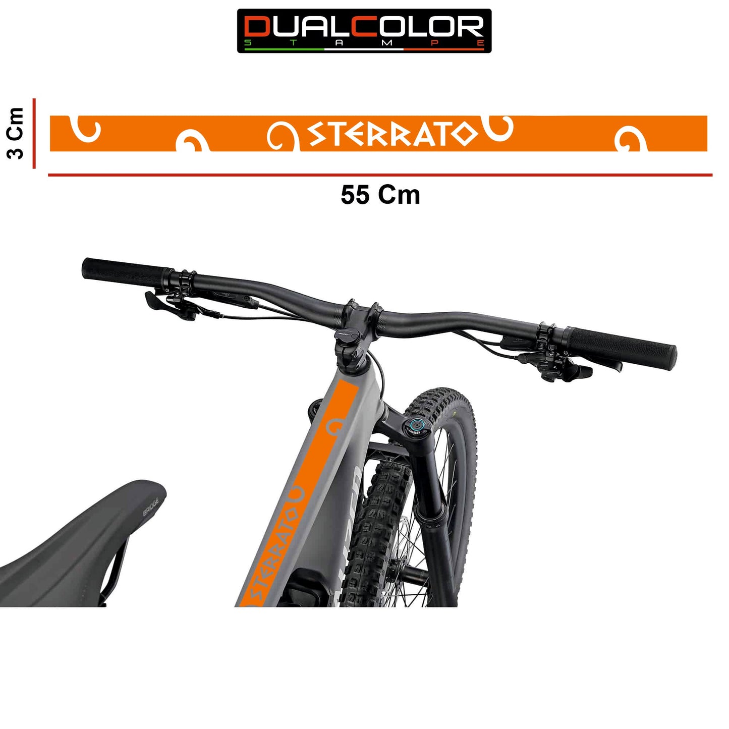 Set completo Adesivi Cerchi Bici MTB 26'' - 27,5'' - 28-29'' Pollici, adesivi forcella MTB, adesivi telaio MTB B0066 a €45.00 solo da DualColorStampe