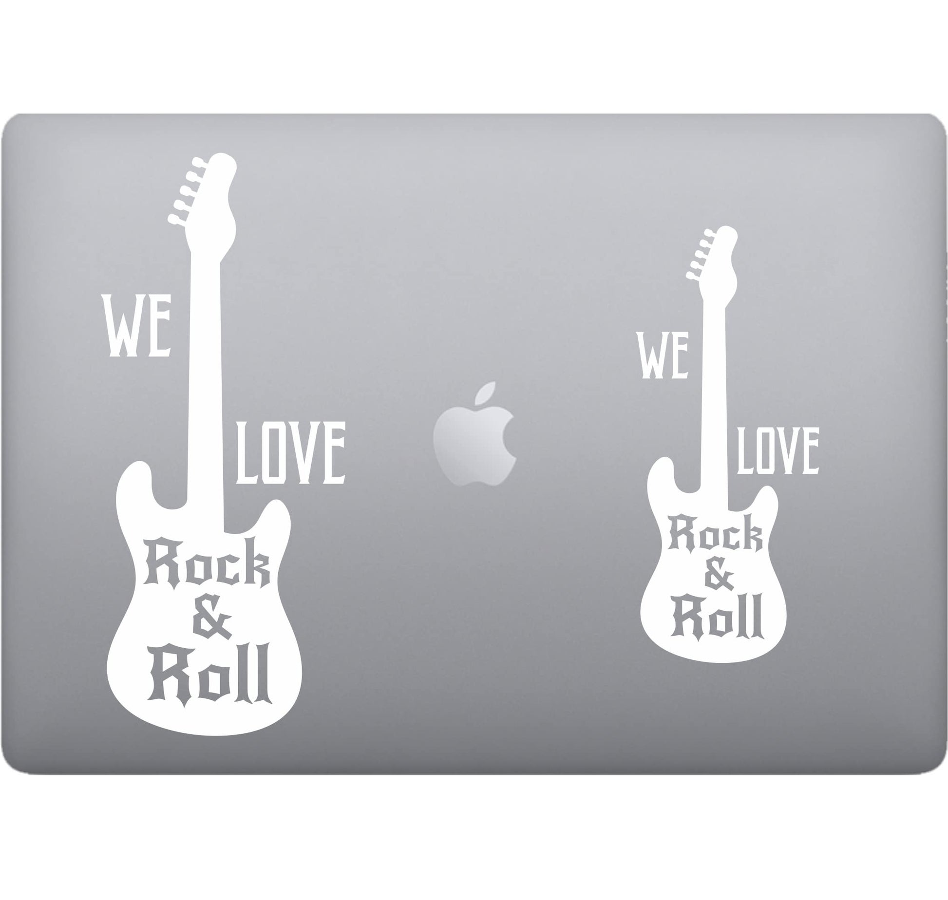 Adesivo Rock GUITAR-CHITARRA decalcomania vinile tablet computer , macbook , decalcomania arte mela -Vinile colore a scelta COD.P0059 a €10.99 solo da DualColorStampe