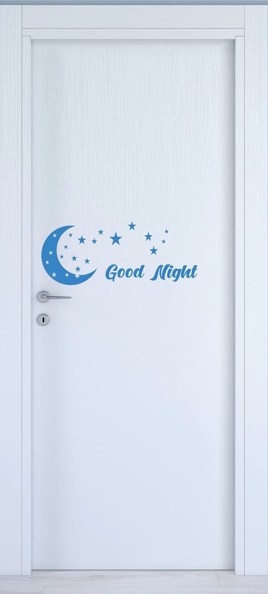 Adesivo Good Night Decalcomania Porta Finestra Vinile Adesivi Murali Cameretta Per Bambini regalo nascita armadio stickers COD.I0034 a €10.99 solo da DualColorStampe