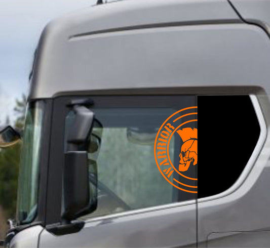 DualColorStampe Adesivi Compatibili con Scania Daf Iveco Man Camion accessori camion stickers camion finestrino WARRIOR COD.0302 a €19.99 solo da DualColorStampe