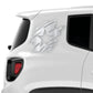 DualColorStampe Adesivi compatibili con JEEP RENEGADE fiancata laterale off road stella militare Adesivi Stickers Auto Decal accessori auto decorazione 0310 a €25.99 solo da DualColorStampe