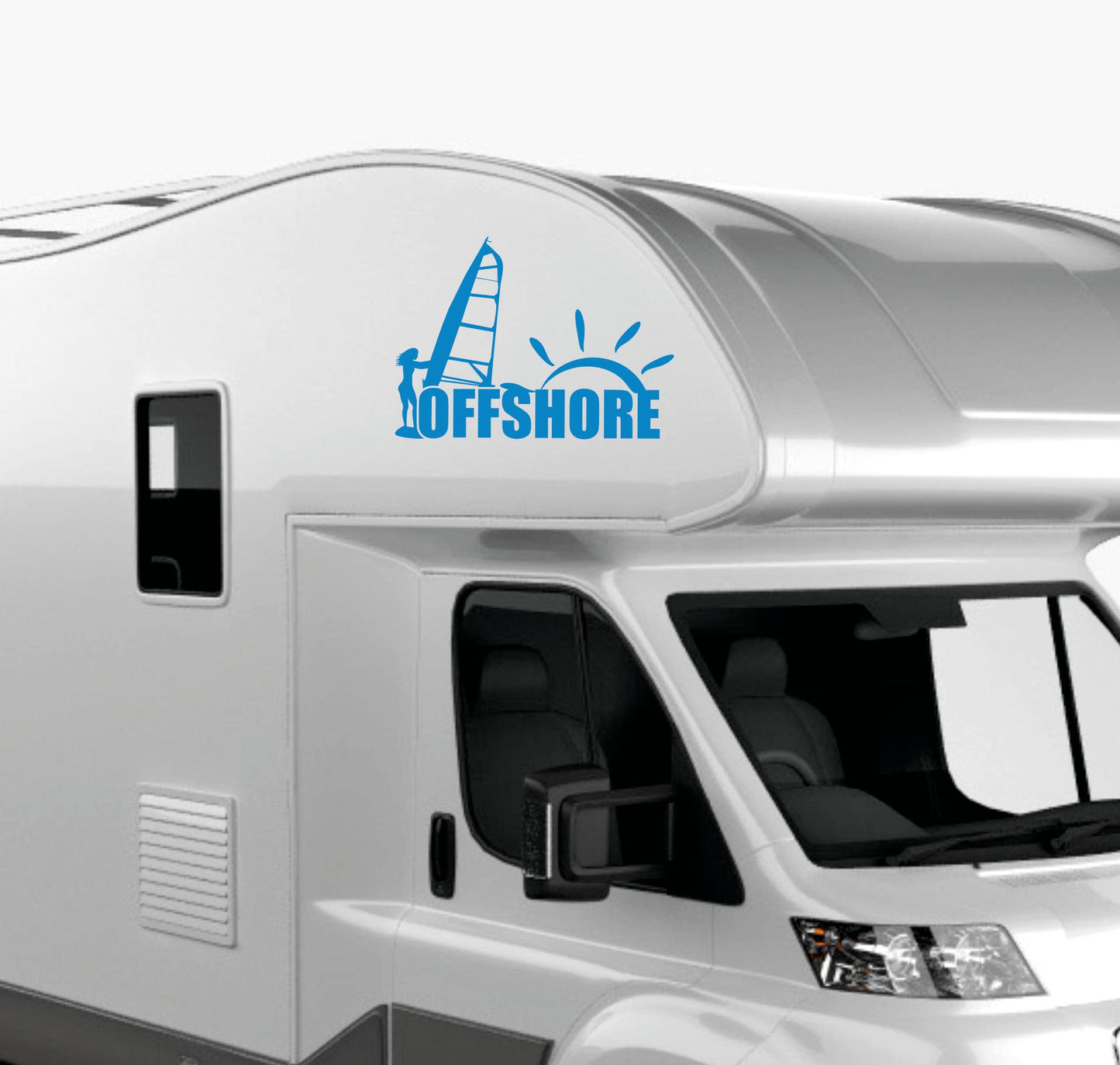 DualColorStampe Adesivi per Camper Compatibili con Adria Arca Bürstner Carthago Chausson Elnagh Mclouis Caravan Motorhome roulotte OFF SHORE COD.0326 a €24.99 solo da DualColorStampe