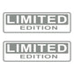 DualColorStampe 2x Adesivi in vinile "Limited Edition" per auto, finestra pc computer Cofano camper vetri C.0255 a €5.00 solo da DualColorStampe