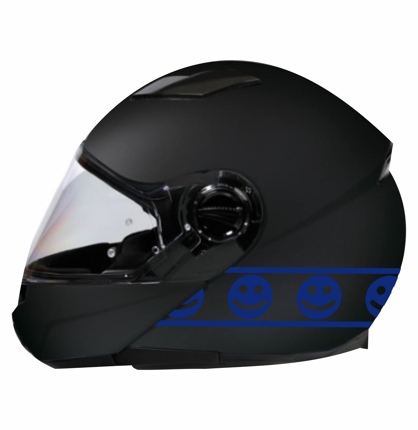 DualColorStampe Adesivi per casco Smile moto motorino Helmet universale Stripes Strisce Design sportivo stickers COD.C0047 a €12.99 solo da DualColorStampe