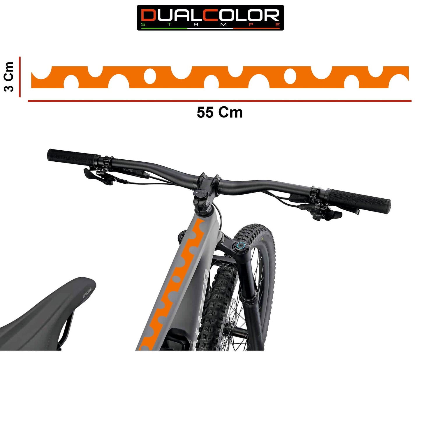 Set completo Adesivi Cerchi Bici MTB 26'' - 27,5'' - 28-29'' Pollici, adesivi forcella MTB, adesivi telaio MTB pois B0069 a €45.00 solo da DualColorStampe