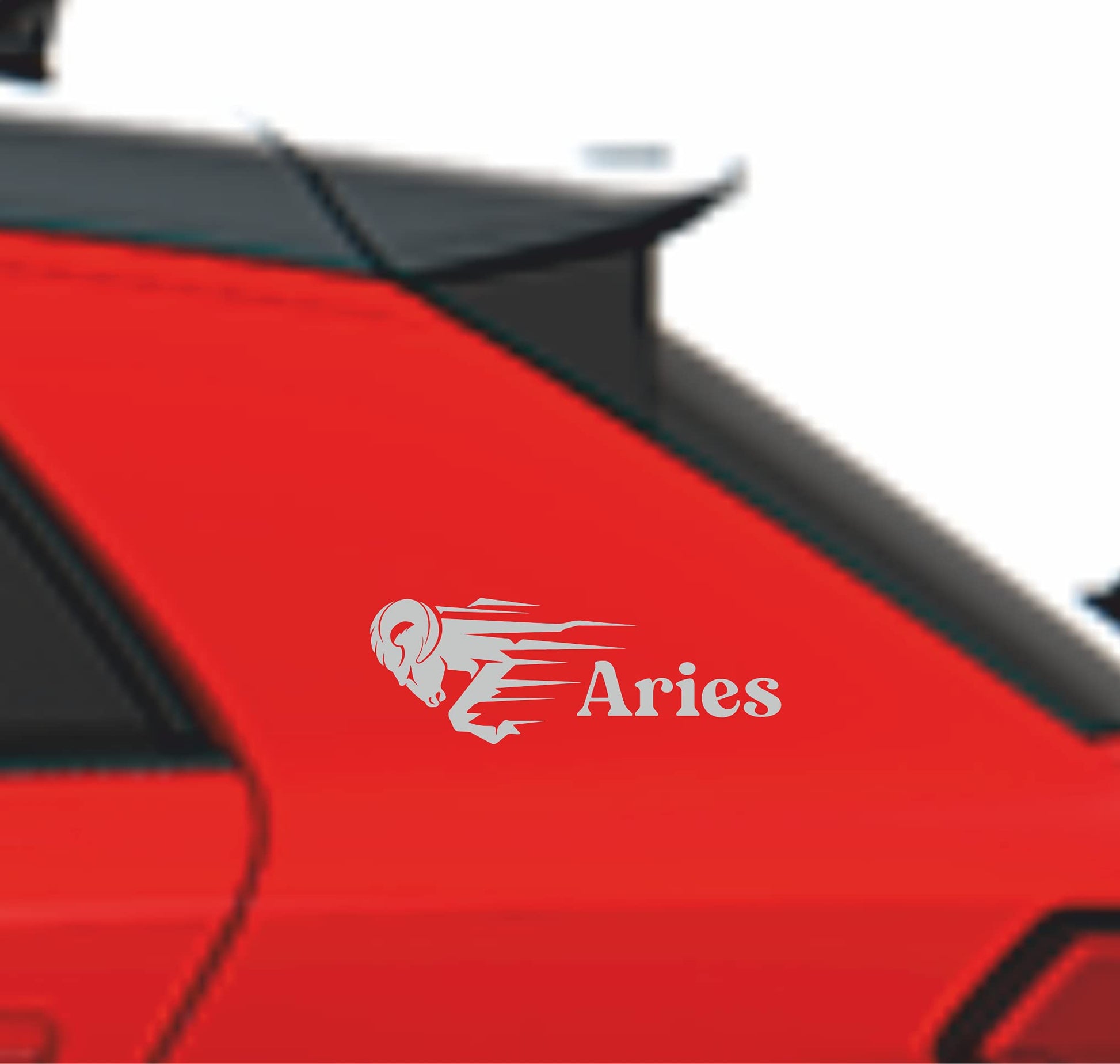 Adesivo Segno Zodiacale ARIETE- Adesive da Auto moto casco casa home camera - vinile colore a scelta COD.0025 a €12.99 solo da DualColorStampe