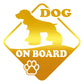 DualColorStampe Adesivo Cane a Bordo Dog on Board COCKER Decal Decalcomania Vinile Laptop Auto Moto Casco Camper Moto Biker COD.0315 a €10.99 solo da DualColorStampe