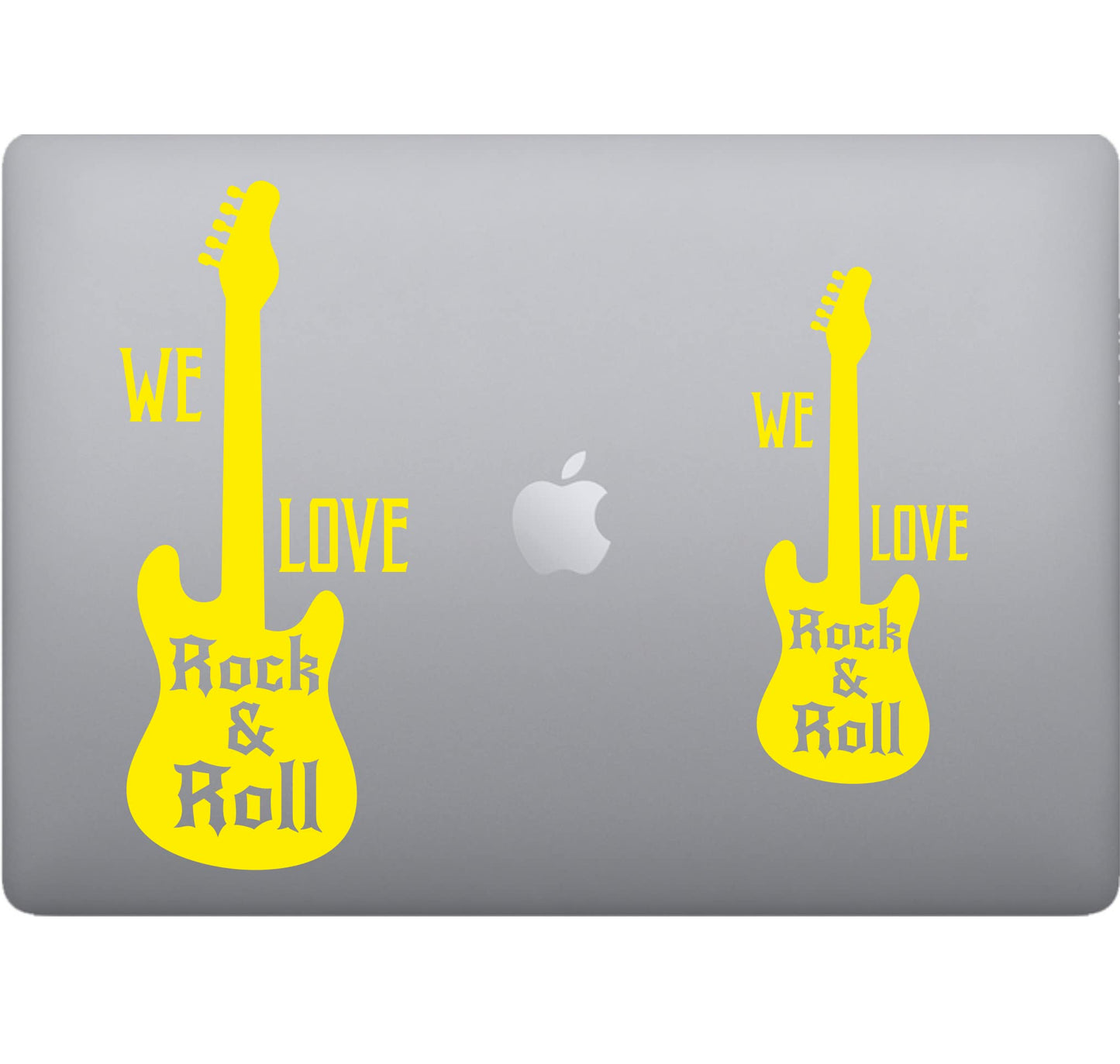 Adesivo Rock GUITAR-CHITARRA decalcomania vinile tablet computer , macbook , decalcomania arte mela -Vinile colore a scelta COD.P0059 a €10.99 solo da DualColorStampe