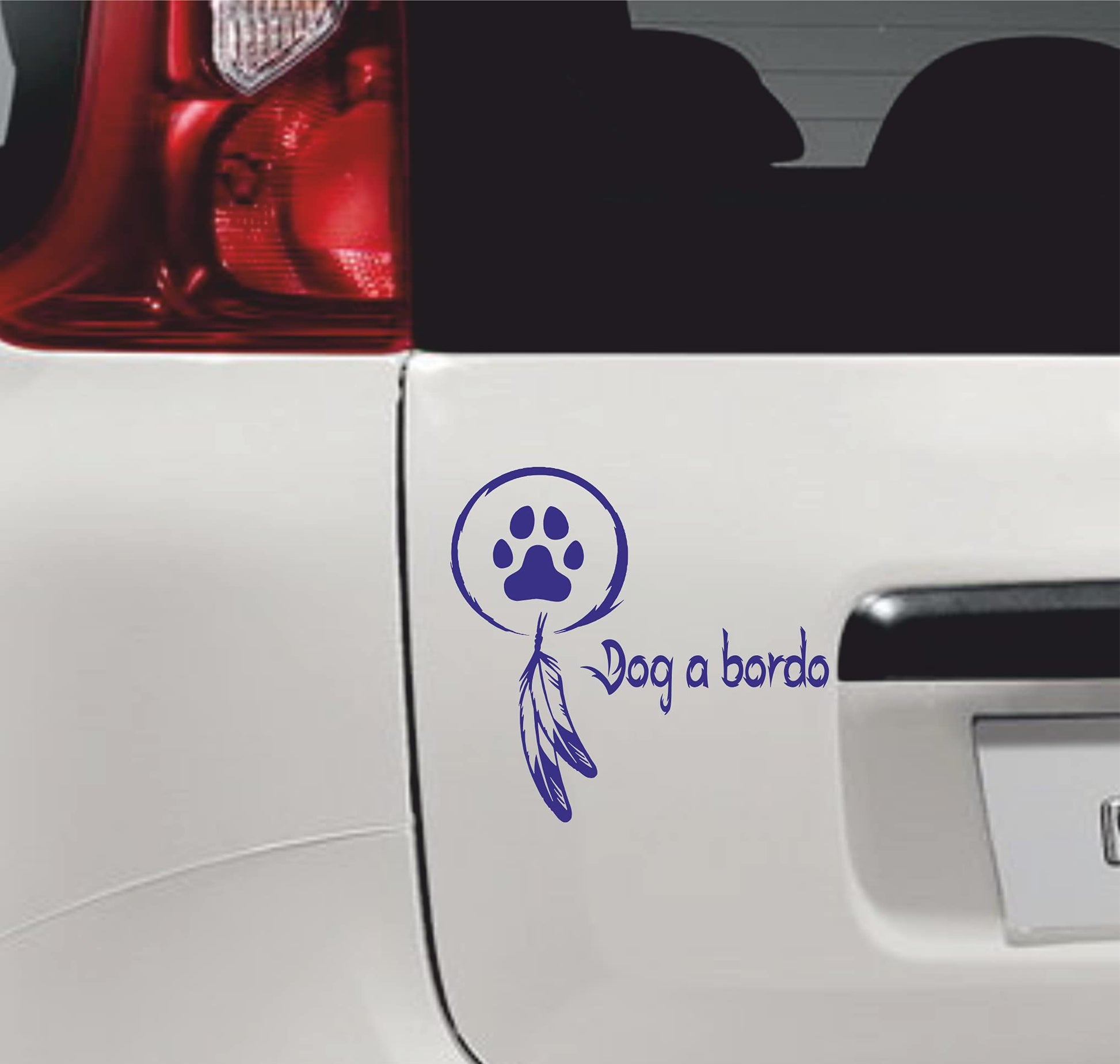 Adesivi per Auto Moto - Cane a Bordo Dog a bordo stickers decorativi auto COD.0008 a €9.99 solo da DualColorStampe