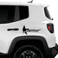 DualColorStampe Adesivi compatibili con JEEP RENEGADE fiancata laterale Off Road stella militare Adesivi Stickers Auto Decal accessori auto decorazione -COD.0293 a €15.99 solo da DualColorStampe