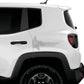 DualColorStampe Adesivi compatibili con JEEP RENEGADE fiancata laterale Off Road stella militare Adesivi Stickers Auto Decal accessori auto decorazione -COD.0293 a €15.99 solo da DualColorStampe