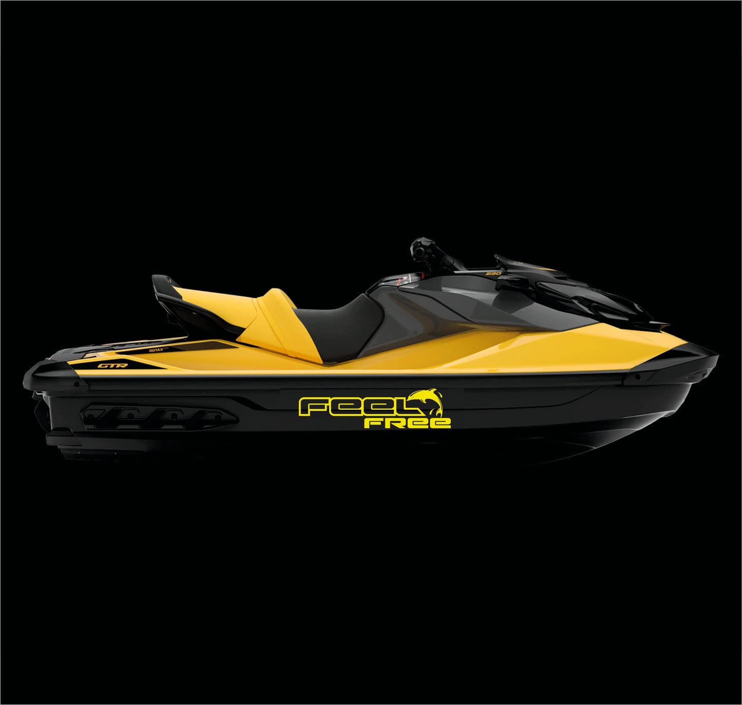 DualColorStampe Adesivi Compatibili con Sea Doo Sticker moto d'acqua elettrica FEEL FREE MARE Colore a scelta COD.M0289 a €16.99 solo da DualColorStampe