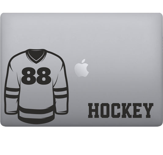 Adesivo HOCKEY sport stickers per pc vinile tablet computer decalcomania arte mela -Vinile colore a scelta COD.P0067 a €9.99 solo da DualColorStampe