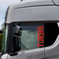 DualColorStampe Adesivi Compatibili con Scania Daf Iveco Man Camion accessori camion stickers camion finestrino TURBO COD.0305 a €21.99 solo da DualColorStampe