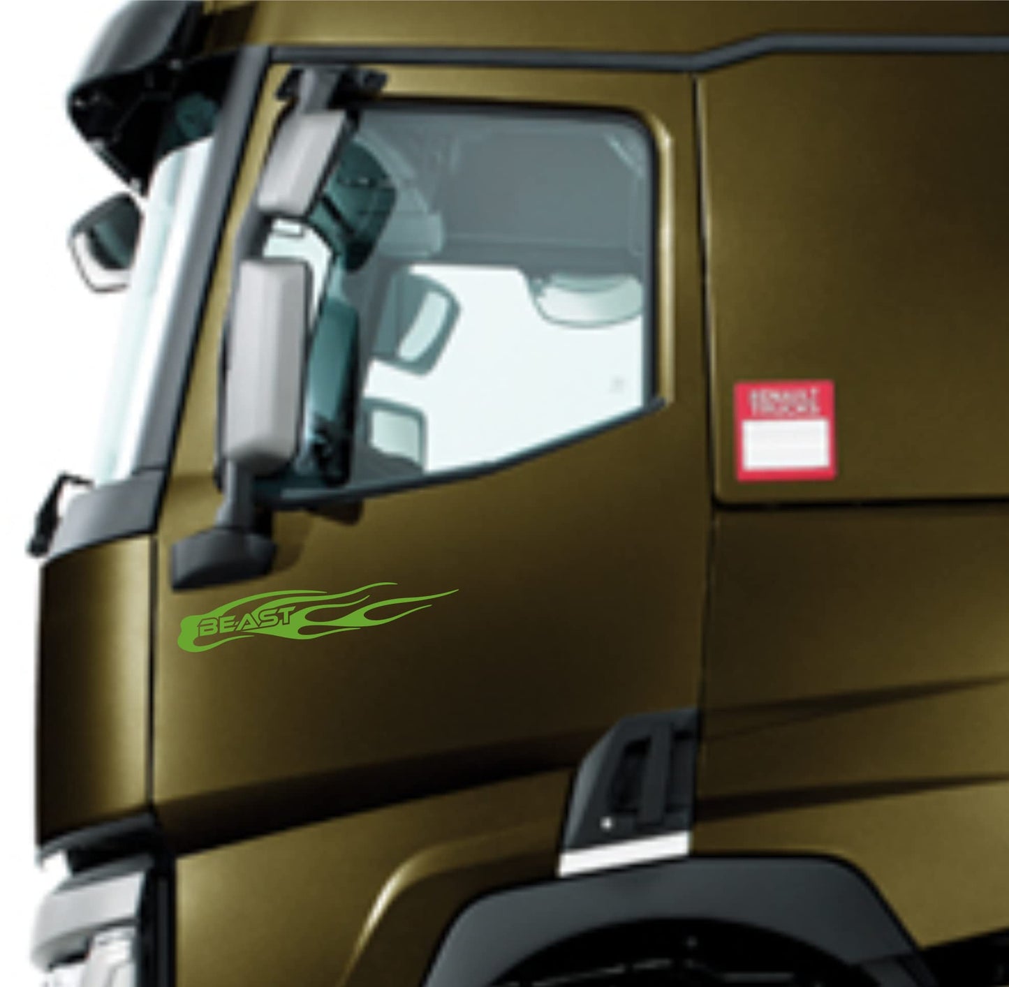 DualColorStampe Adesivi compatibili con Scania Iveco Man Daf Volvo per camion tir furgone beast bestia decorazioni camion accessori stickers COD.0223 a €18.90 solo da DualColorStampe