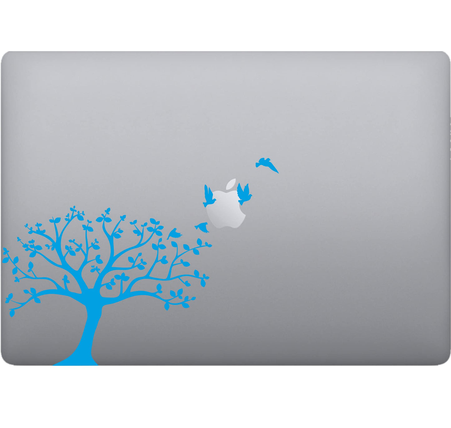 Adesivo albero uccellini Laptop Sticker Decalcomania Vinile Tablet Vinile adesivo macbook decalcomania arte mela -Vinile colore a scelta COD.P0048 a €10.99 solo da DualColorStampe