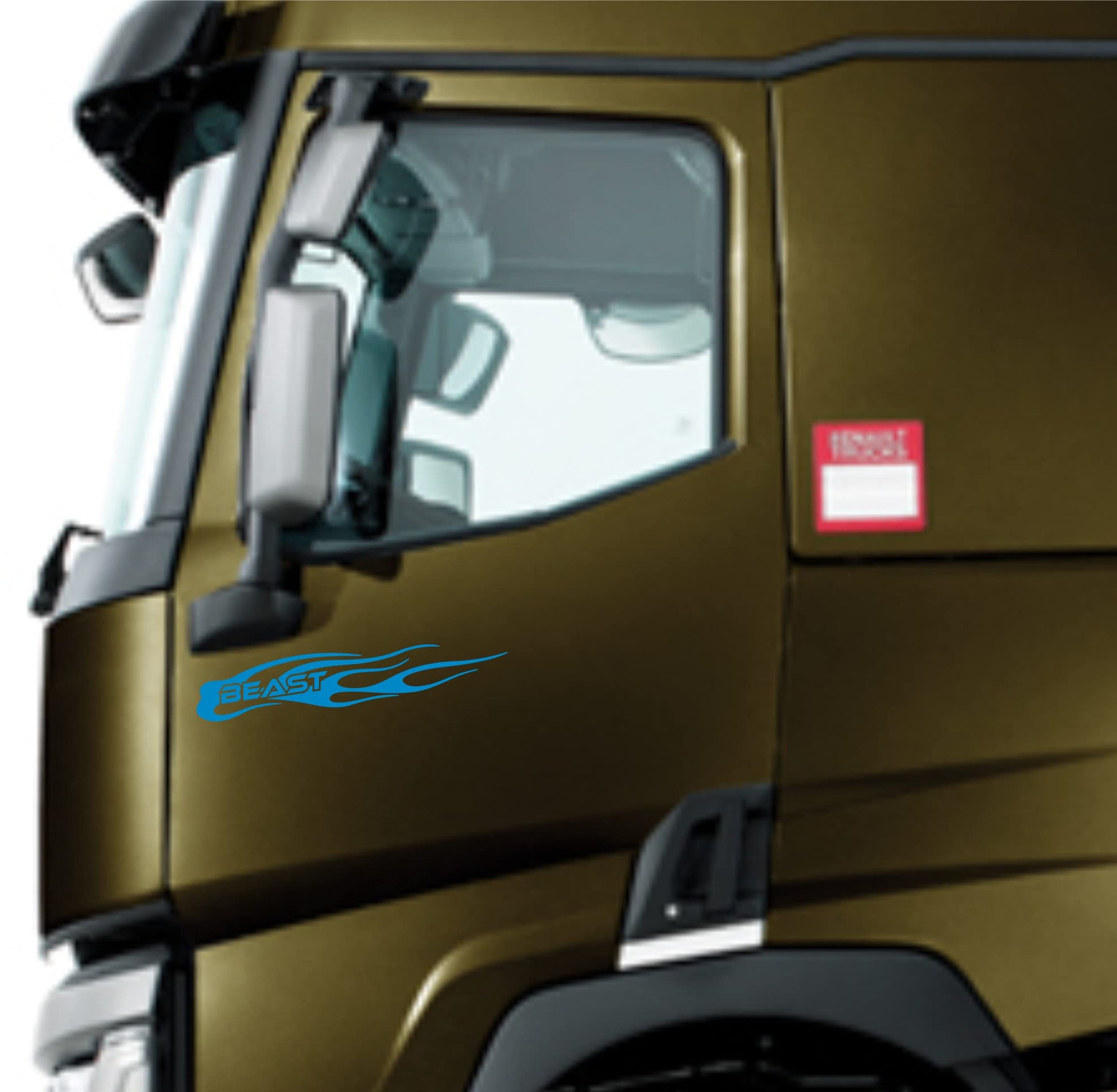 DualColorPrints Aufkleber kompatibel mit Scania Iveco Man Daf
