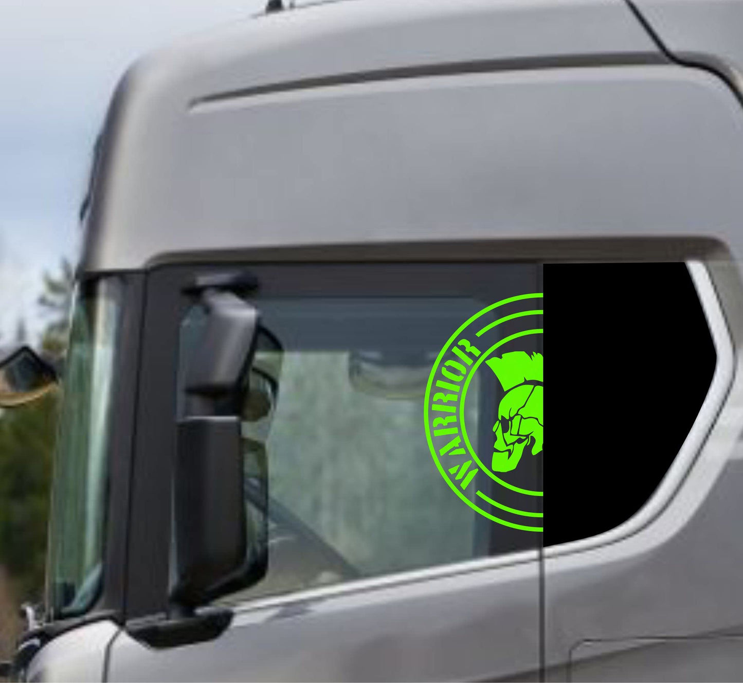 DualColorStampe Adesivi Compatibili con Scania Daf Iveco Man Camion accessori camion stickers camion finestrino WARRIOR COD.0302 a €21.99 solo da DualColorStampe