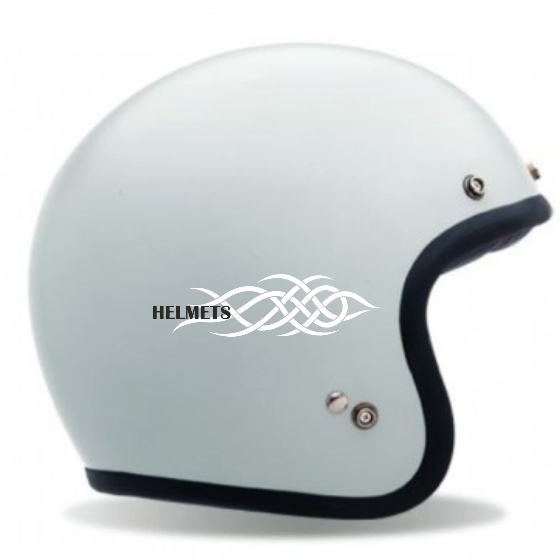 Adesivi TRIBALE HELMETS CASCO ACCESSORI MOTO decorazione per scooter casco (2 PZ ) vinile colore a scelta COD.C0024 a €11.99 solo da DualColorStampe