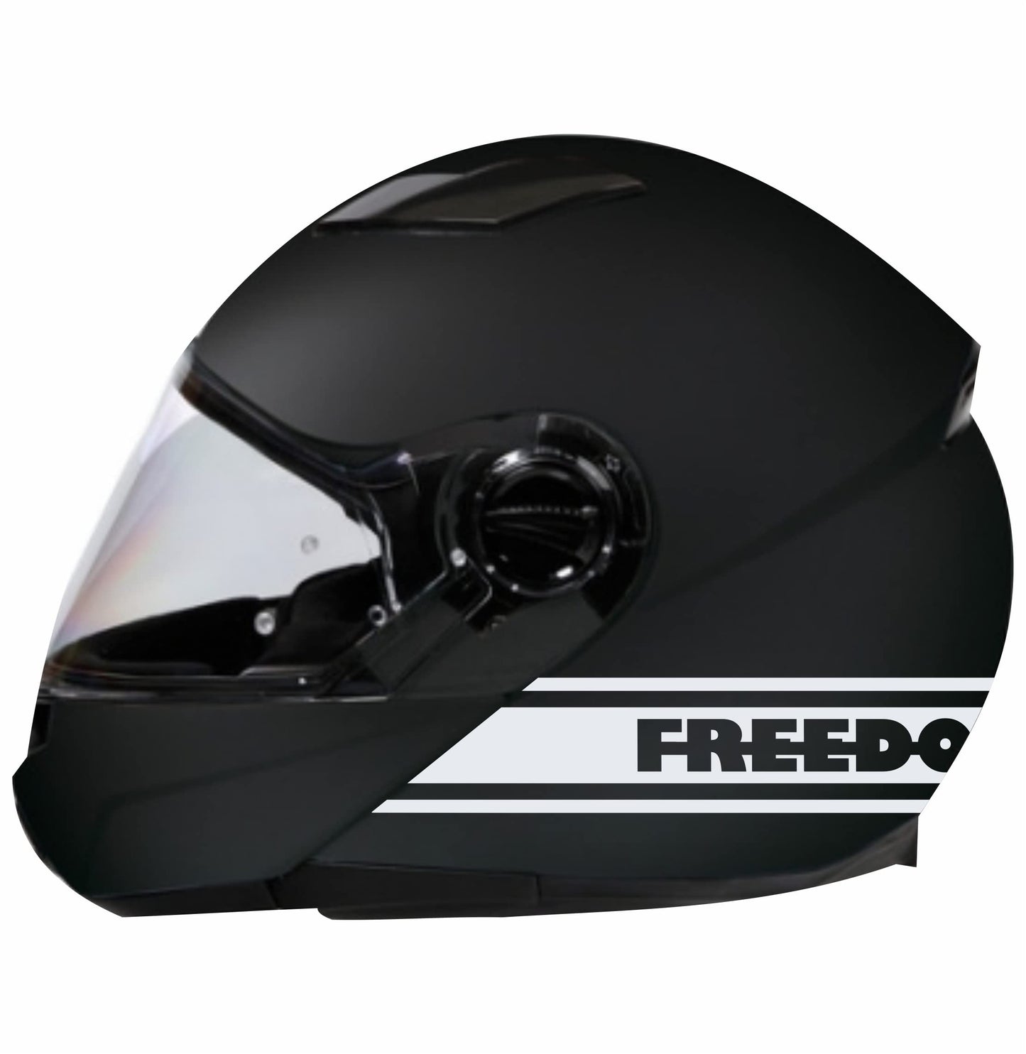 DualColorStampe Adesivi per casco FREEDOM moto motorino Helmet universale Stripes Strisce Design sportivo stickers COD.C0049 a €12.99 solo da DualColorStampe