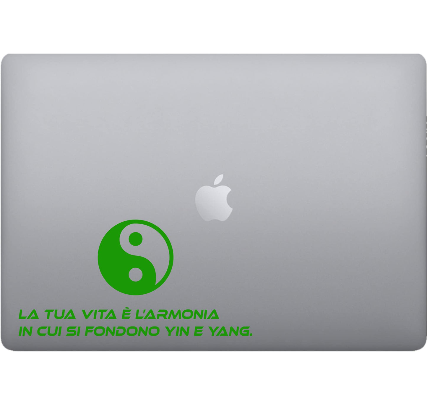 Adesivo YIN YANG decalcomania vinile tablet computer , macbook , decalcomania arte mela -Vinile colore a scelta COD.P0052 a €9.99 solo da DualColorStampe