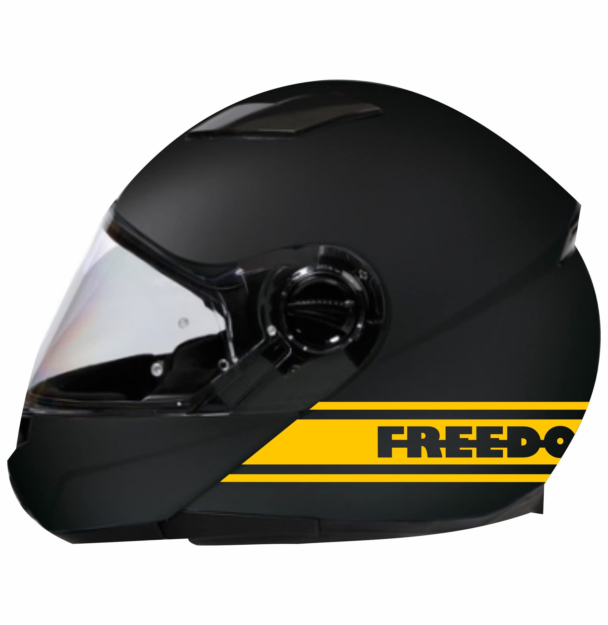 DualColorStampe Adesivi per casco FREEDOM moto motorino Helmet