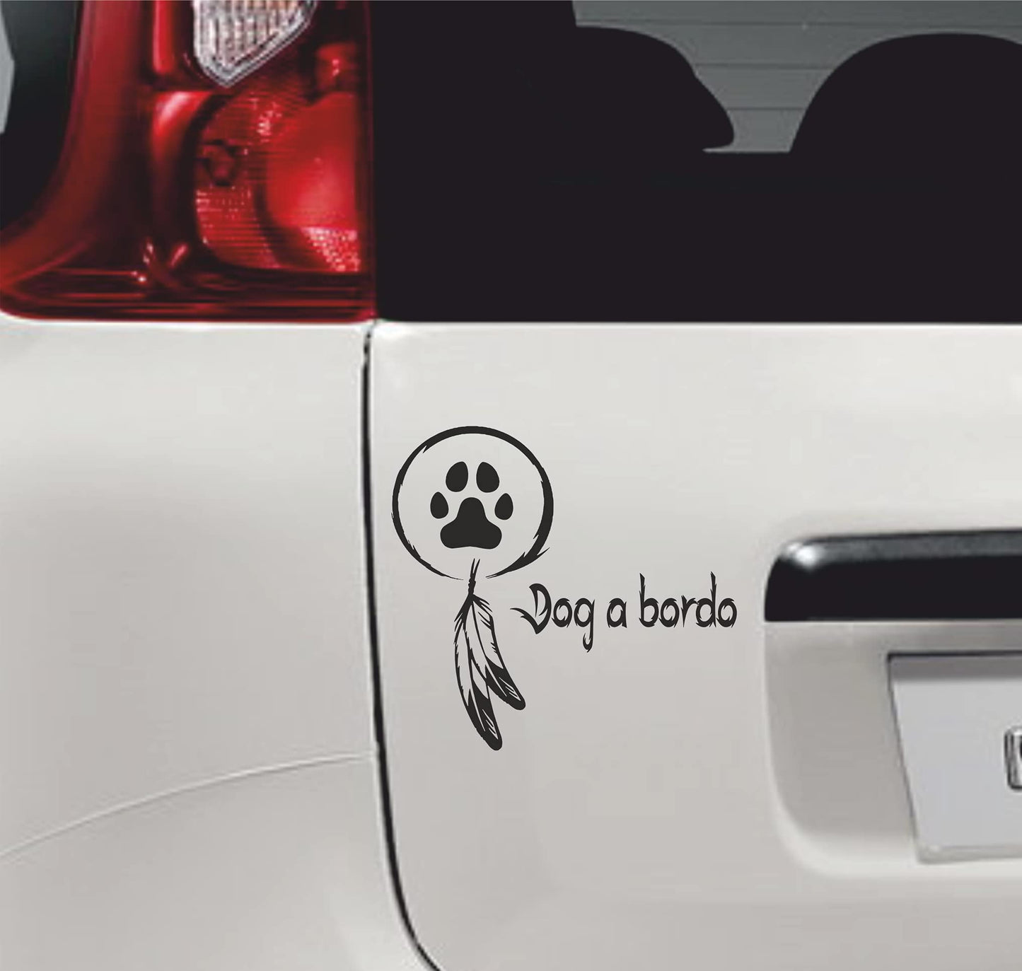 Adesivi per Auto Moto - Cane a Bordo Dog a bordo stickers decorativi auto COD.0008 a €9.99 solo da DualColorStampe