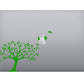 Adesivo albero uccellini Laptop Sticker Decalcomania Vinile Tablet Vinile adesivo macbook decalcomania arte mela -Vinile colore a scelta COD.P0048 a €10.99 solo da DualColorStampe