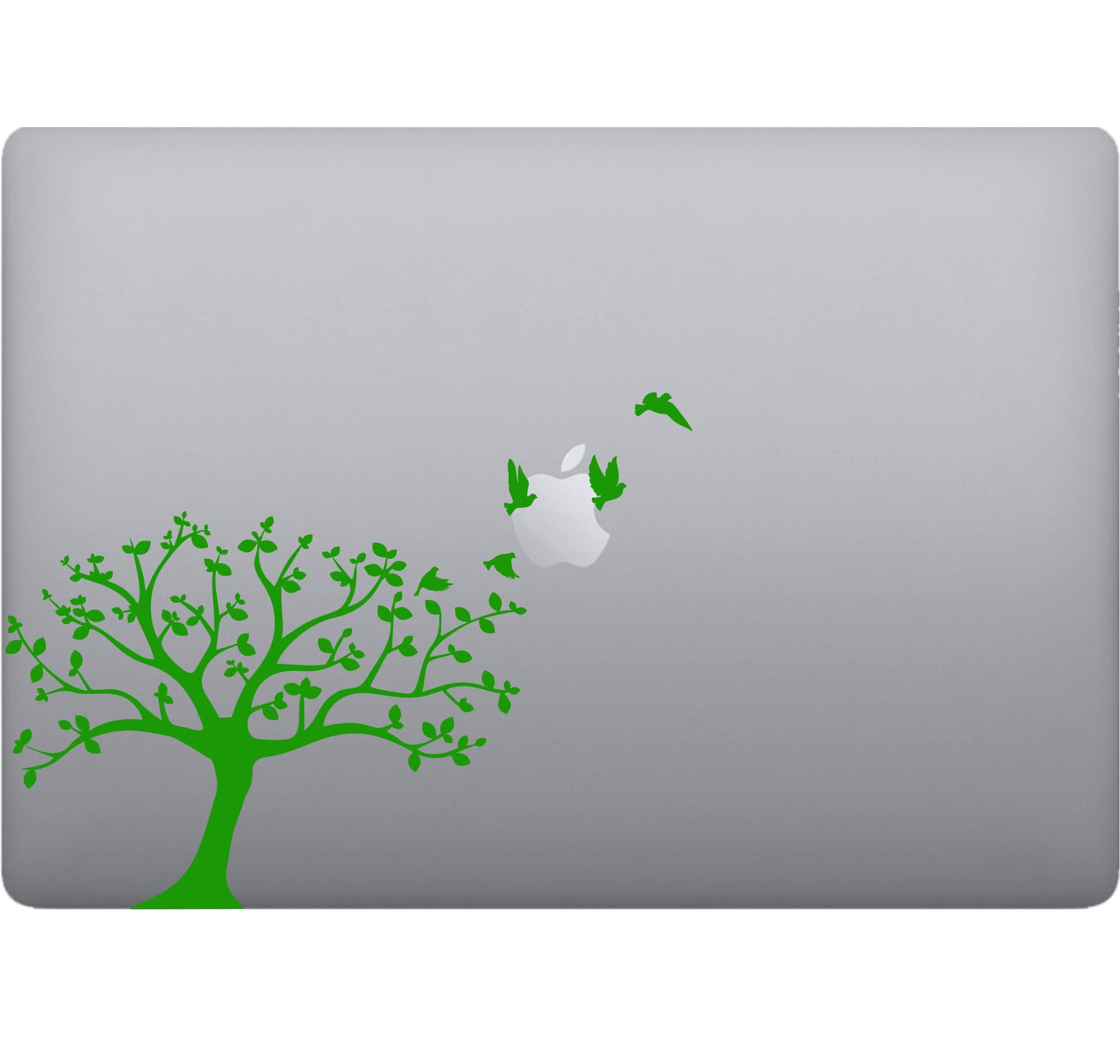 Adesivo albero uccellini Laptop Sticker Decalcomania Vinile Tablet Vinile adesivo macbook decalcomania arte mela -Vinile colore a scelta COD.P0048 a €10.99 solo da DualColorStampe