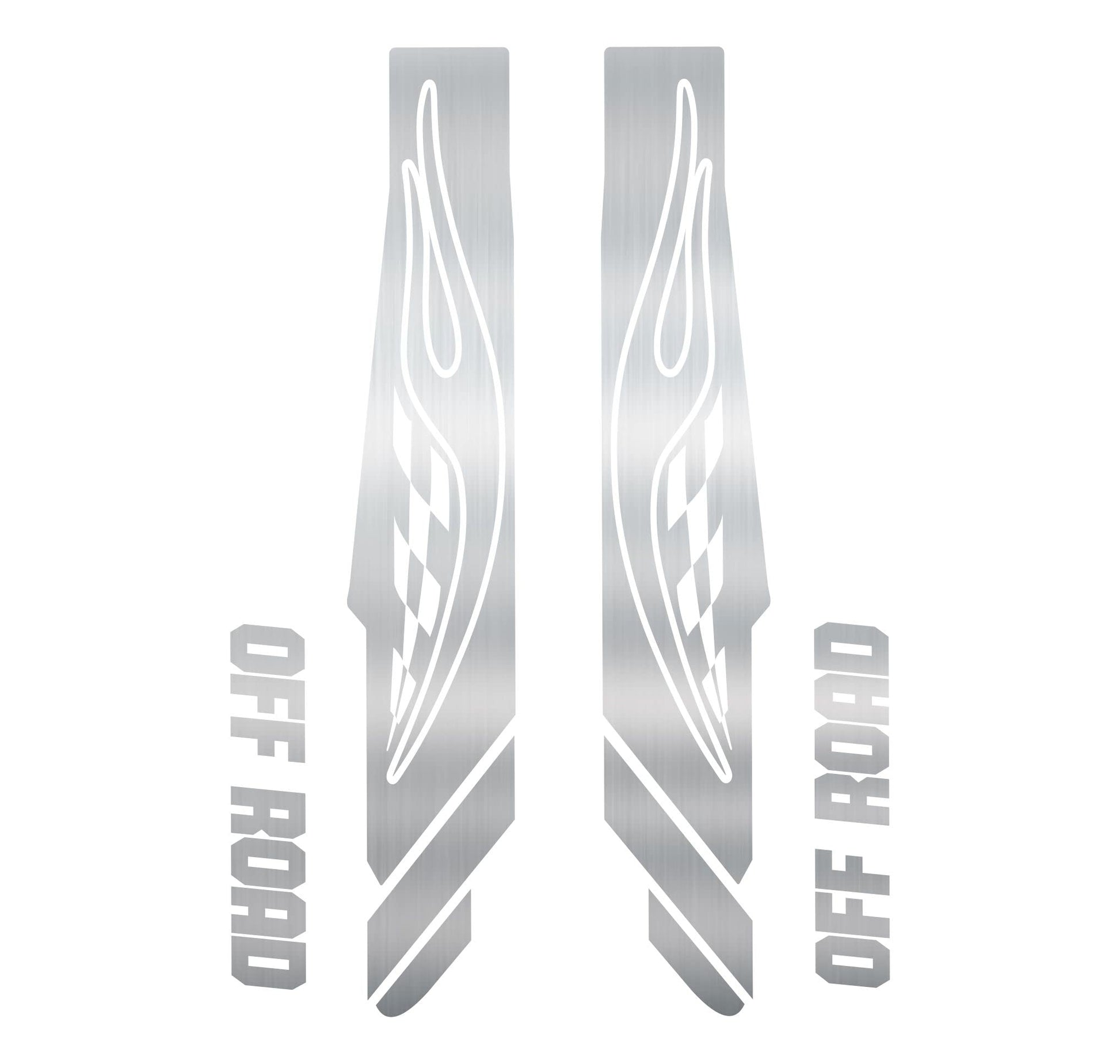 DualColor Prints Bike Fork Stickers MTB Mountain Bike Stickers Bicycle  Decals Off Road B0036