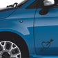 Adesivi a Cuore per San Valentino per auto moto mobili colore a scelta COD.0006 a €9.99 solo da DualColorStampe