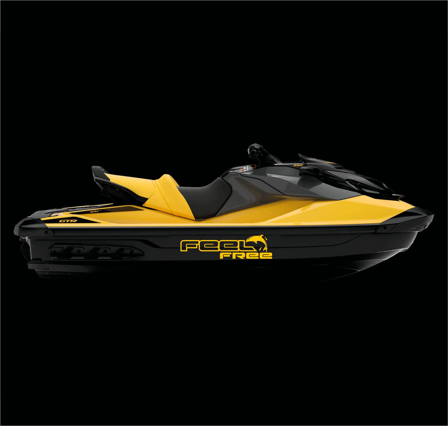 DualColorStampe Adesivi Compatibili con Sea Doo Sticker moto d'acqua elettrica FEEL FREE MARE Colore a scelta COD.M0289 a €14.99 solo da DualColorStampe