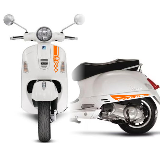 DualColorStampe Adesivi Compatibili con PIAGGIO VESPA GTS 300 super GTV 300 GTV250 GTV125 COD. M0305