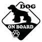 DualColorStampe Adesivo Cane a Bordo Dog on Board COCKER Decal Decalcomania Vinile Laptop Auto Moto Casco Camper Moto Biker COD.0315 a €10.99 solo da DualColorStampe