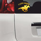 Adesivo I LOVE HORSE accessori equitazione cavallo Auto SUV Carrozzeria Finestra Decalcomanie auto casa porta TUNING Divertente Sticker Decal- vinile colore a scelta COD.0078 a €9.99 solo da DualColorStampe