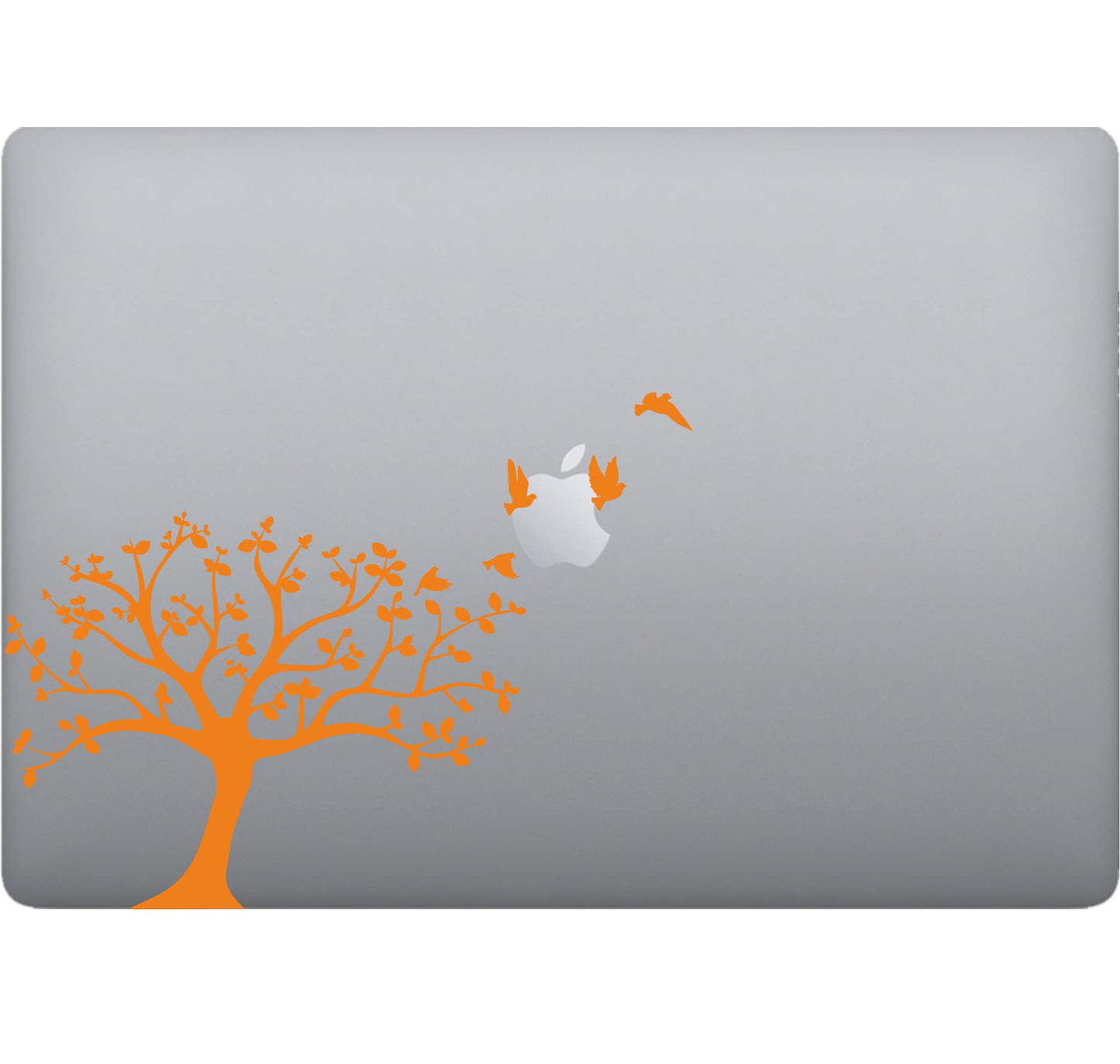 Adesivo albero uccellini Laptop Sticker Decalcomania Vinile Tablet Vinile adesivo macbook decalcomania arte mela -Vinile colore a scelta COD.P0048 a €10.99 solo da DualColorStampe