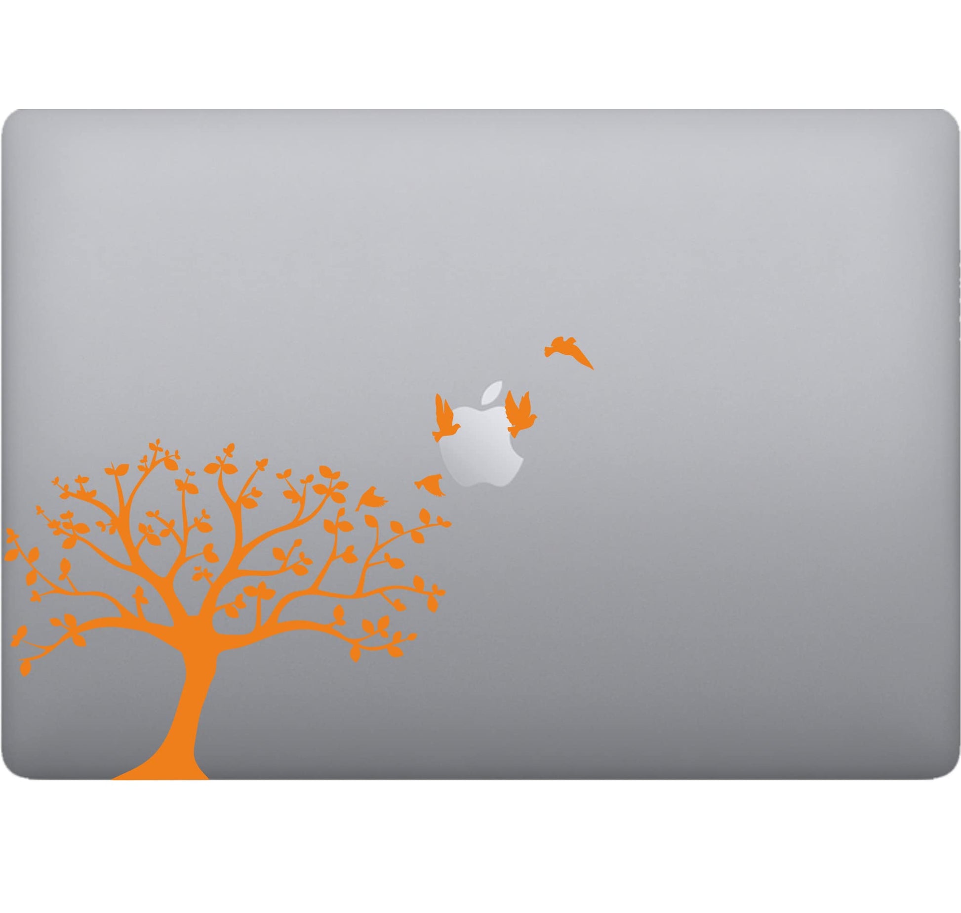 Adesivo albero uccellini Laptop Sticker Decalcomania Vinile Tablet Vinile adesivo macbook decalcomania arte mela -Vinile colore a scelta COD.P0048 a €10.99 solo da DualColorStampe