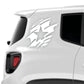 DualColorStampe Adesivi compatibili con JEEP RENEGADE fiancata laterale off road stella militare Adesivi Stickers Auto Decal accessori auto decorazione 0310 a €25.99 solo da DualColorStampe