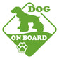 DualColorStampe Adesivo Cane a Bordo Dog on Board COCKER Decal Decalcomania Vinile Laptop Auto Moto Casco Camper Moto Biker COD.0315 a €10.99 solo da DualColorStampe