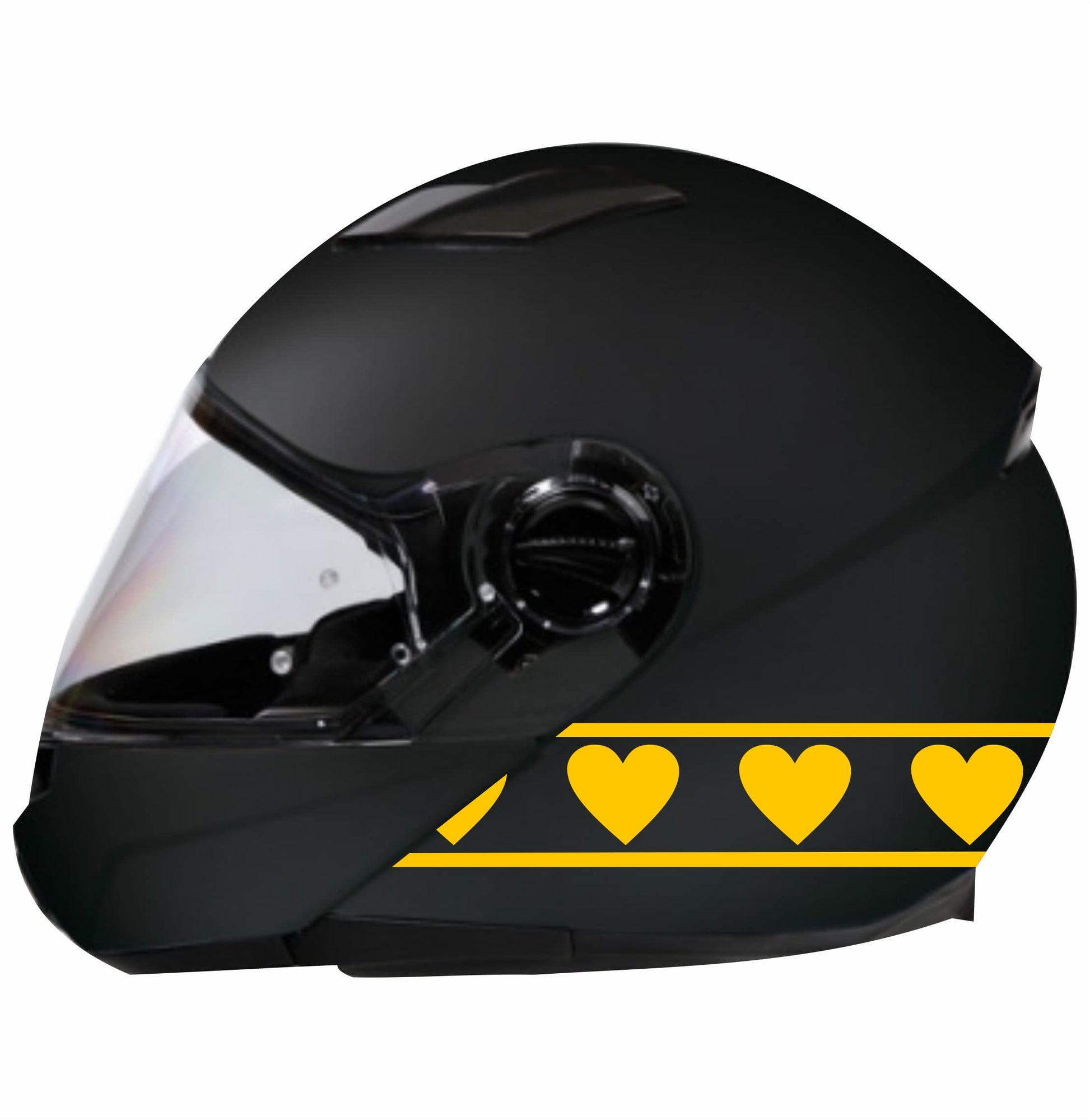 DualColorStampe Adesivi per casco cuori moto motorino Helmet universale Stripes Strisce Design sportivo stickers COD.C0048 a €12.99 solo da DualColorStampe