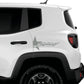 DualColorStampe Adesivi compatibili con JEEP RENEGADE fiancata laterale Off Road stella militare Adesivi Stickers Auto Decal accessori auto decorazione -COD.0293 a €15.99 solo da DualColorStampe