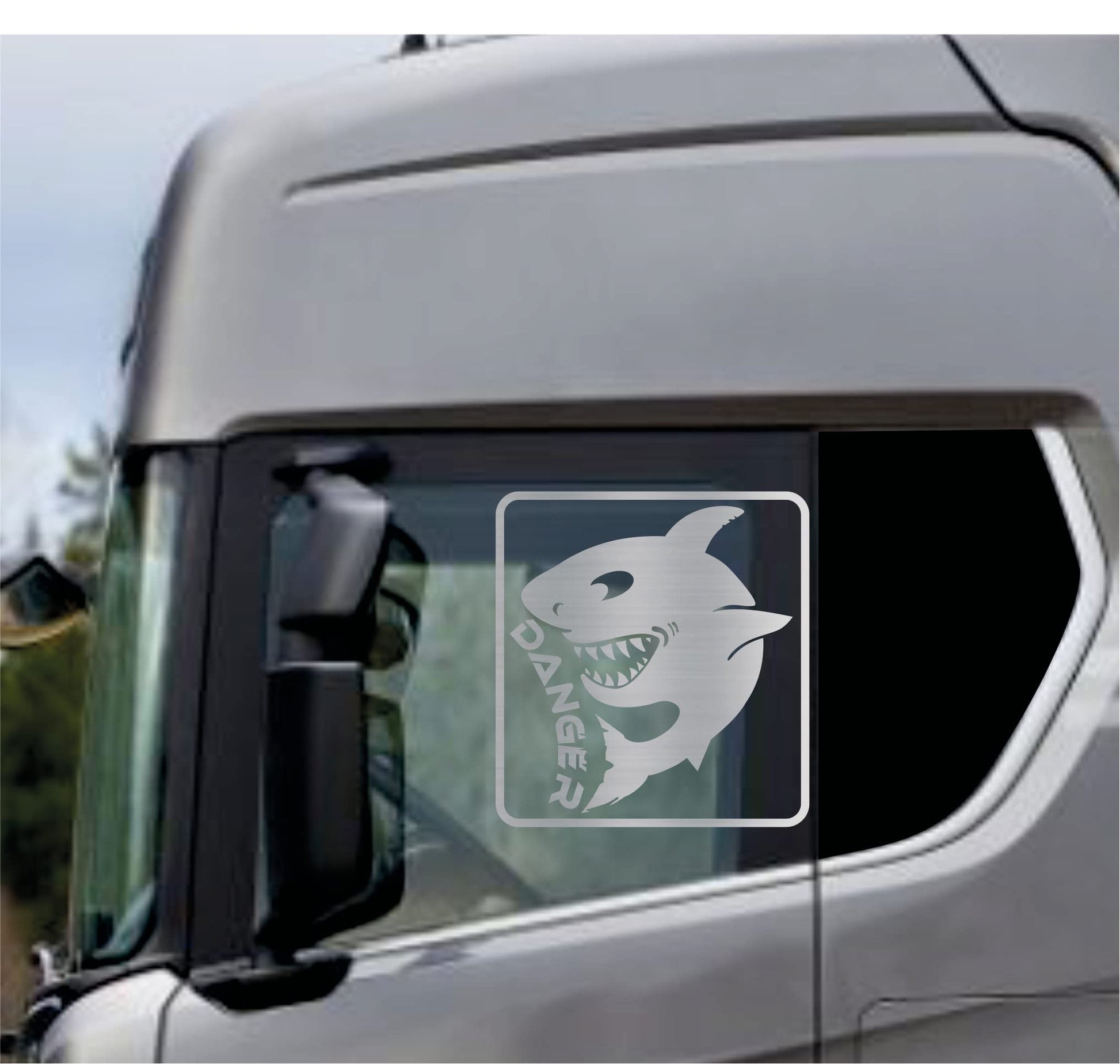 DualColorStampe Adesivi Compatibili con Scania Daf Iveco Man Camion accessori camion stickers camion finestrino DANGER COD.0334 a €19.99 solo da DualColorStampe