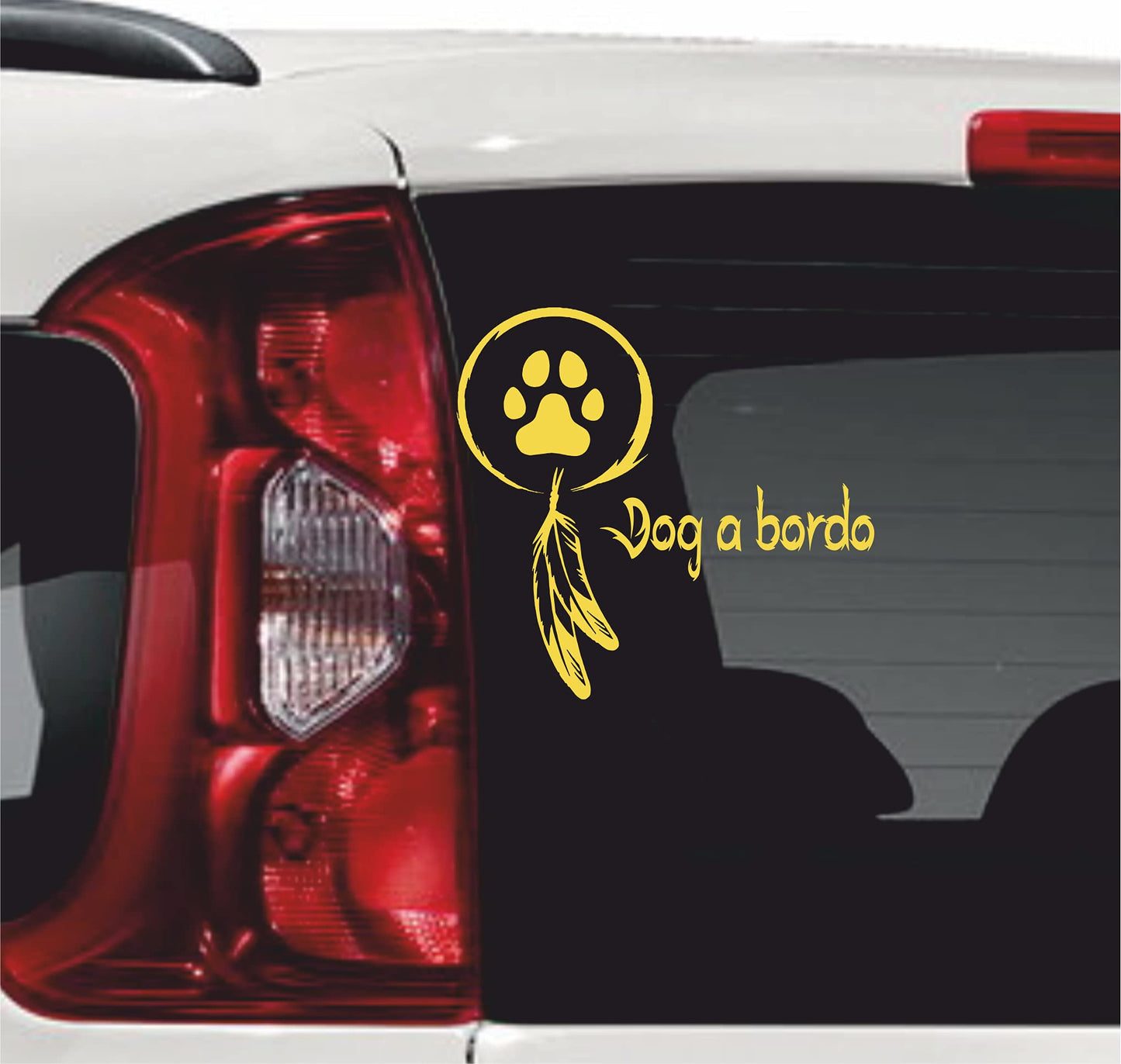 Adesivi per Auto Moto - Cane a Bordo Dog a bordo stickers decorativi auto COD.0008 a €9.99 solo da DualColorStampe