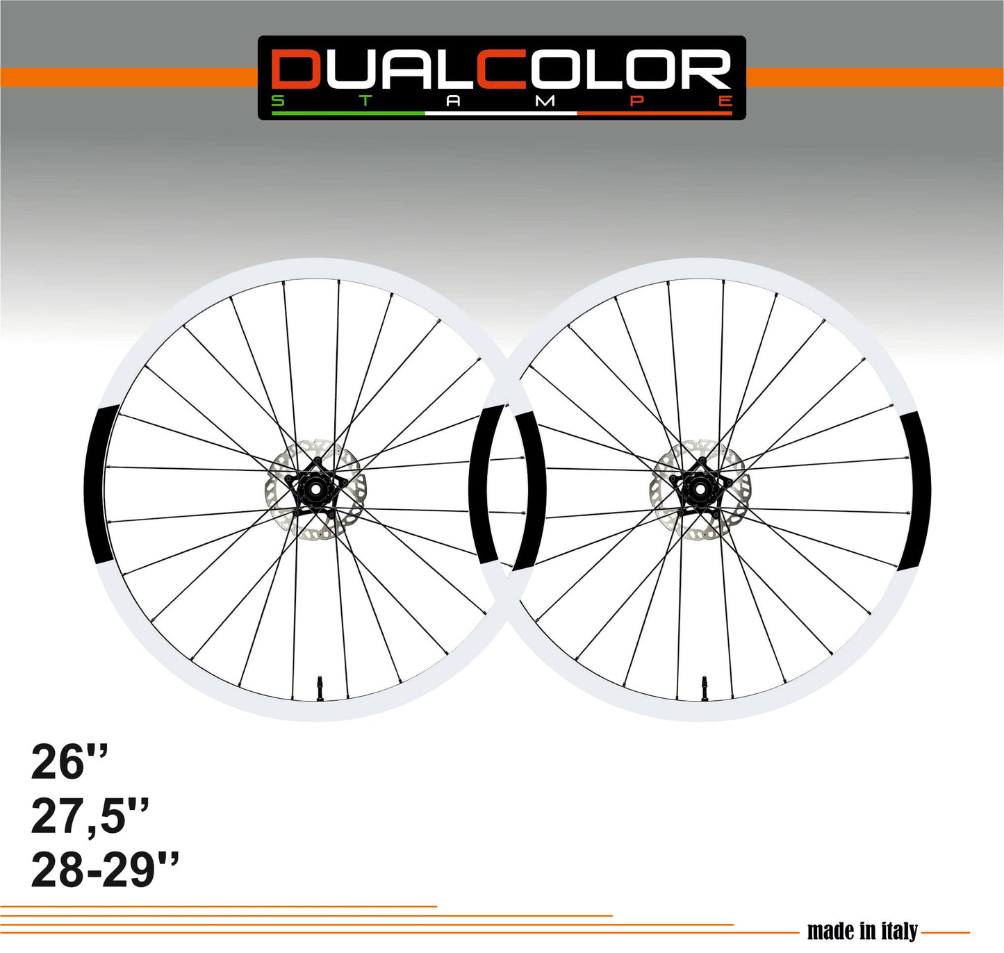 DualColorStampe Adesivi Compatibili con Canyon Cerchi Bici 26'' - 27,5'' - 28-29'' Pollici Ruota Bici MTB Bike Stickers Cerchi MTB B0015 a €9.99 solo da DualColorStampe