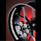 DualColorStampe Adesivi interno cerchi moto 17 POLLICI Compatibili con Ducati Suzuki Kawasaki Honda Triumph cerchi cerchioni gomme strisce COD.D0042 a €9.99 solo da DualColorStampe