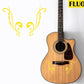 DualColorStampe Adesivi per chitarra classica elettrica basso motivo tribale (kit da 2 pezzi) decalcomania per chitarra - X0002 a €13.99 solo da DualColorStampe