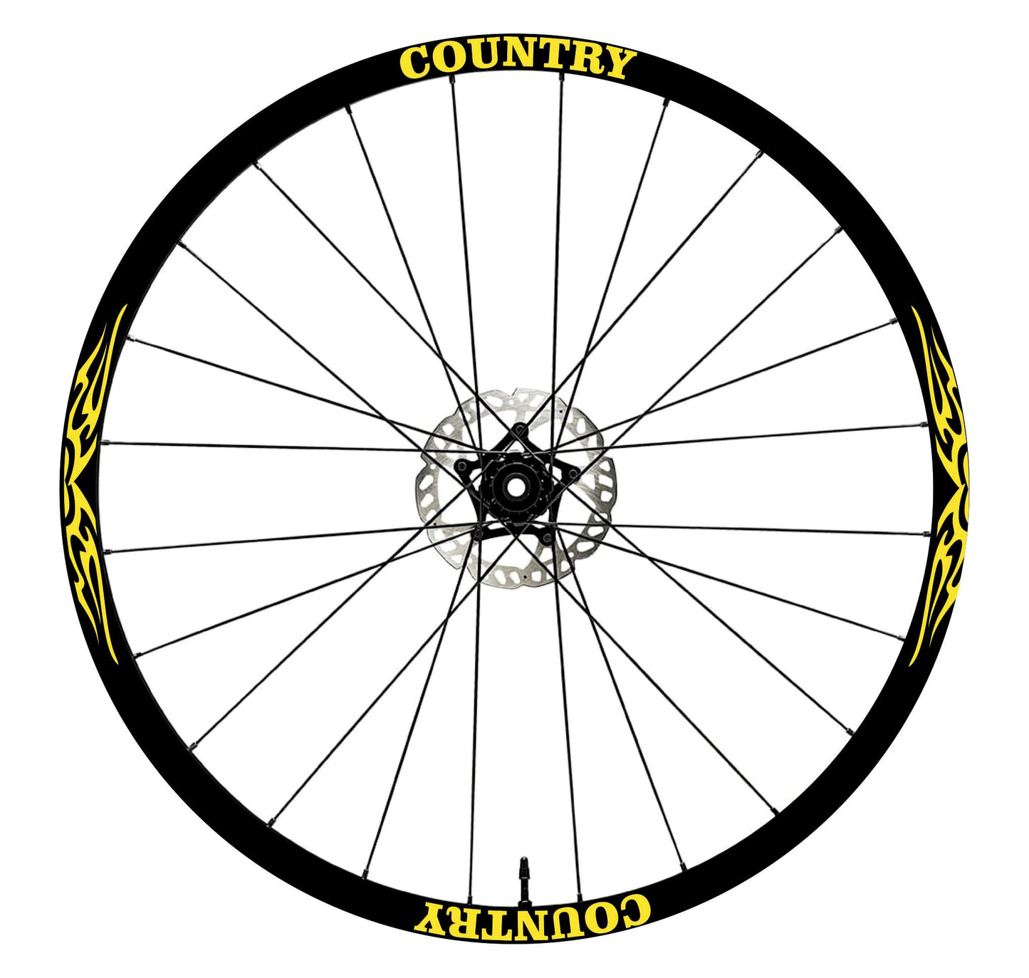 DualColorStampe Adesivi Cerchi Bici 26'' - 27,5'' - 28-29'' Pollici Ruota Bici MTB Bike Stickers Cerchi MTB B0056 a €12.00 solo da DualColorStampe